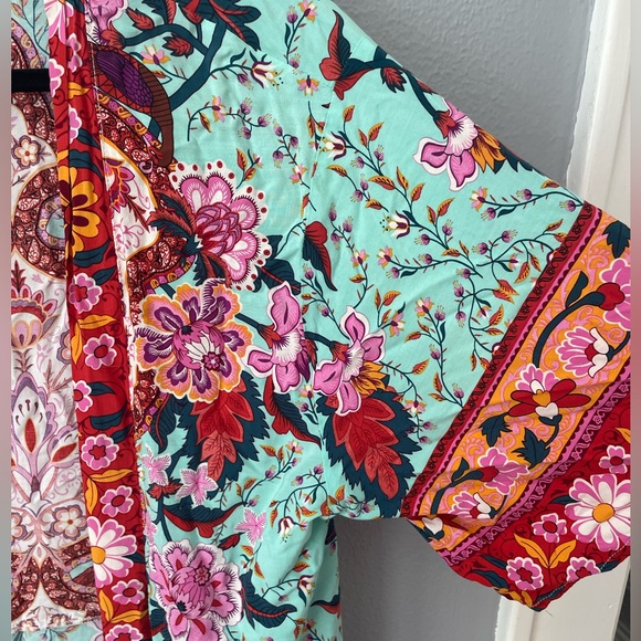 Anthropologie Riley Radiant Floral Kimono Boho - One Size - Picture 5 of 12